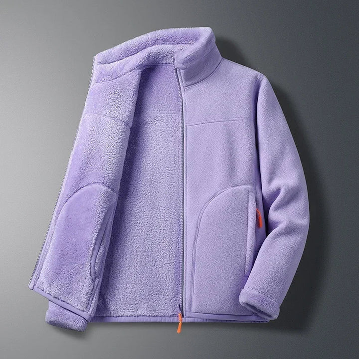 Amelia | Women’s  Classic Stand Collar Zip Winter Jacket