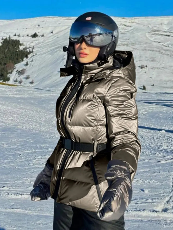 Alice | Women’s Winter Belted Fit Puffer Jacket