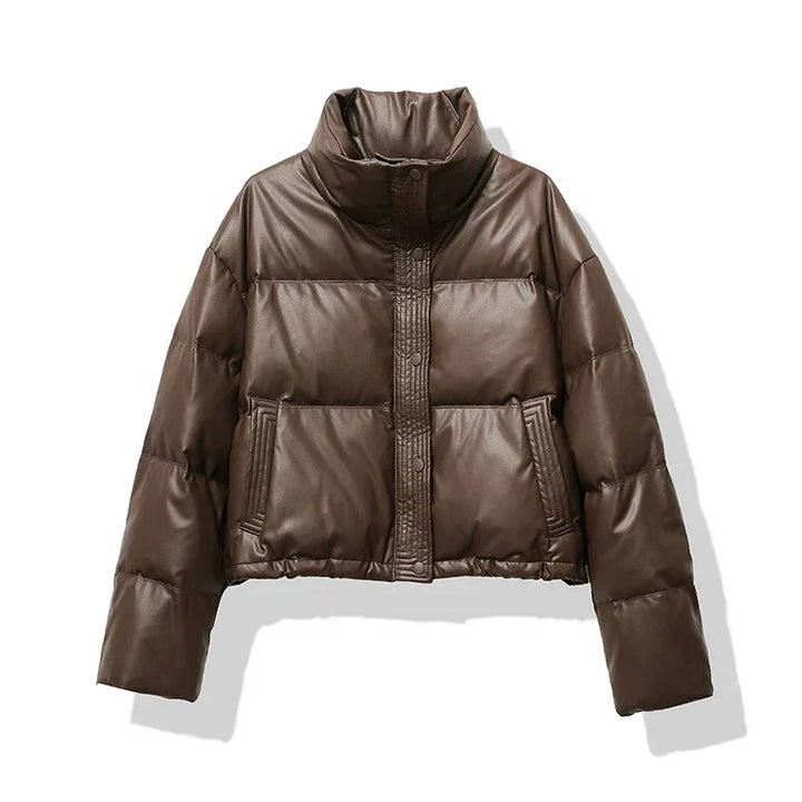 Julia | Cropped Women's Puffer Jacket