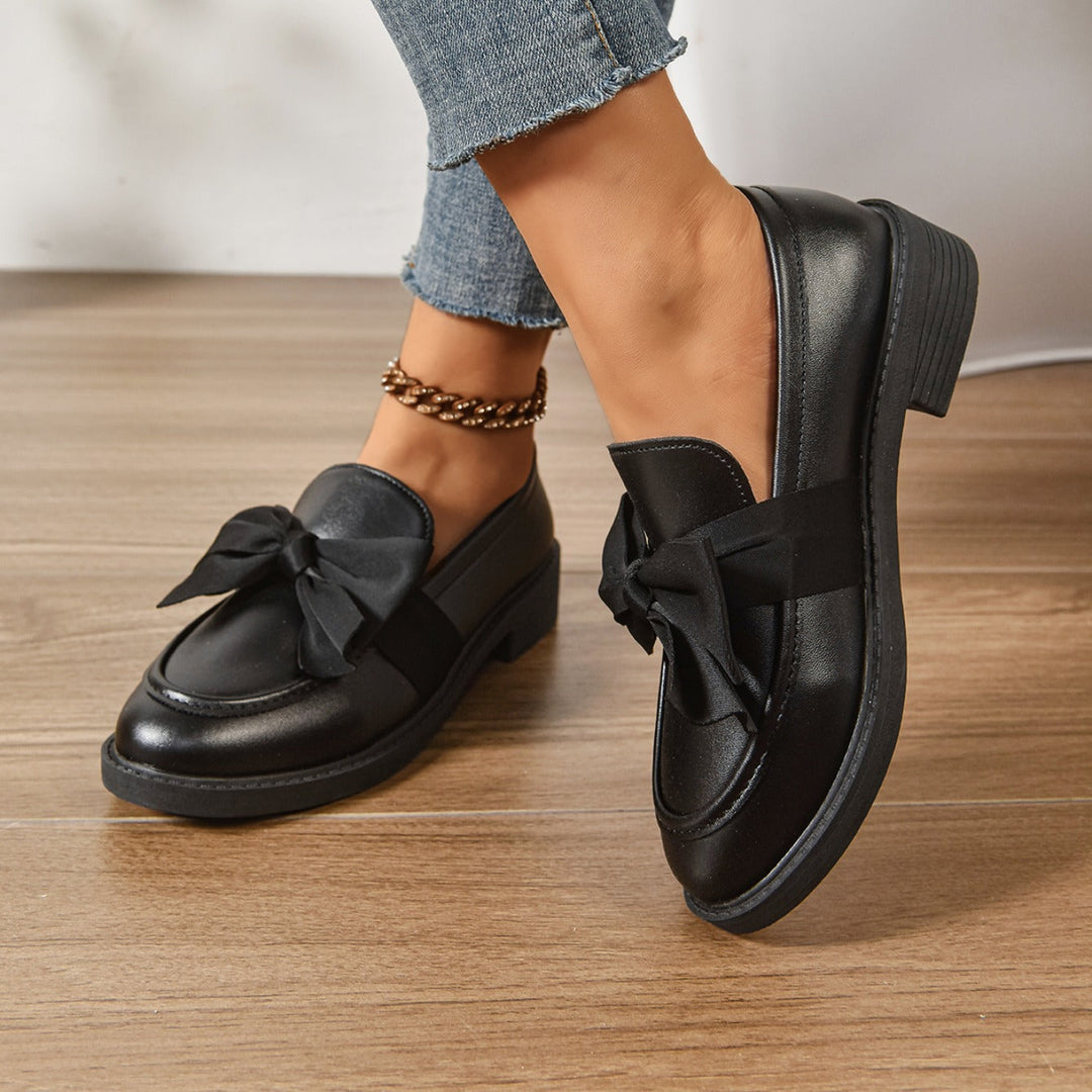 Women's Orthopedic Slip-On Bow Loafers