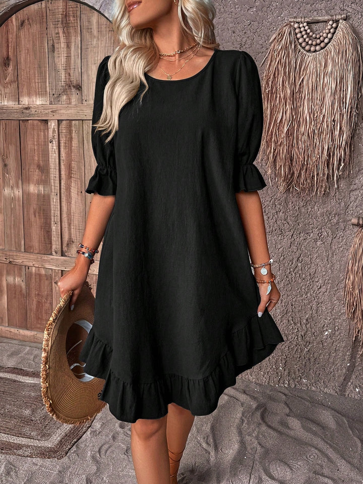 Daisy | Casual Ruffled Hem Dress