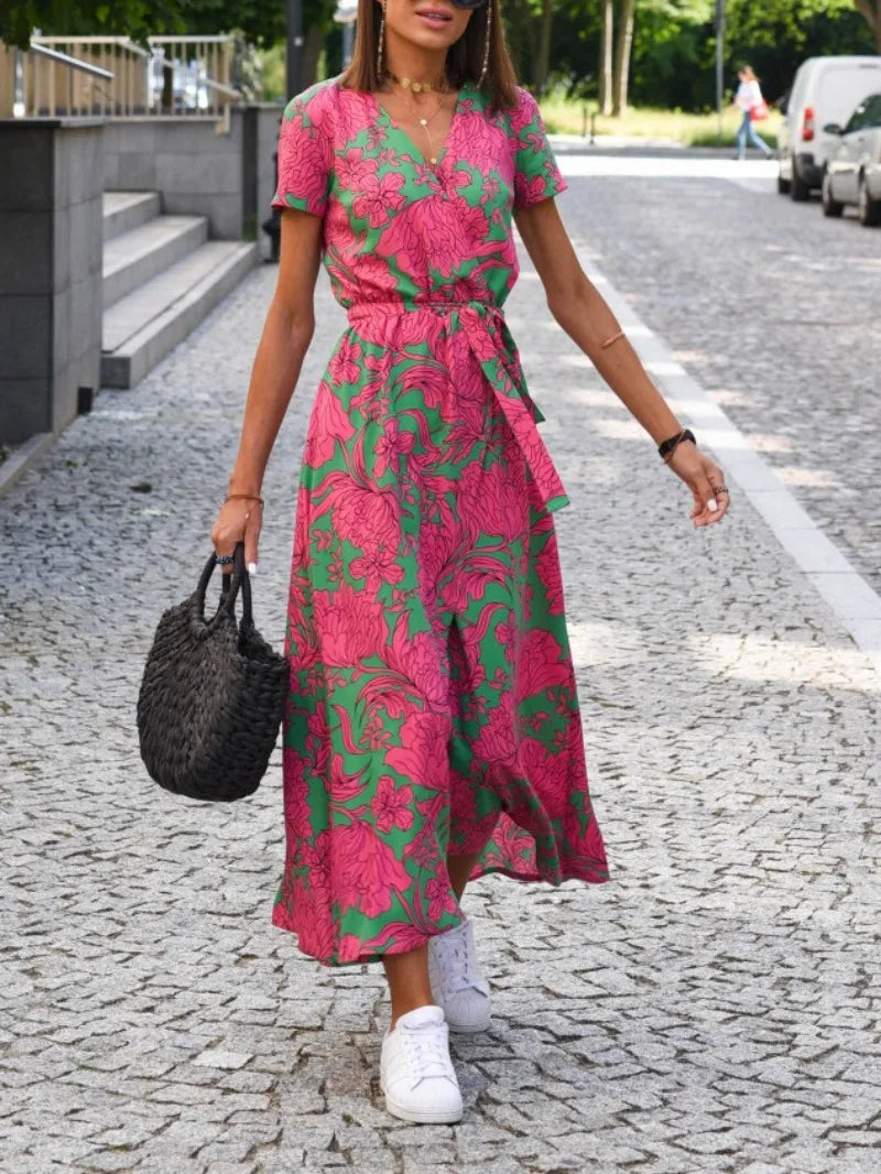 Tina | Floral Wrap Dress