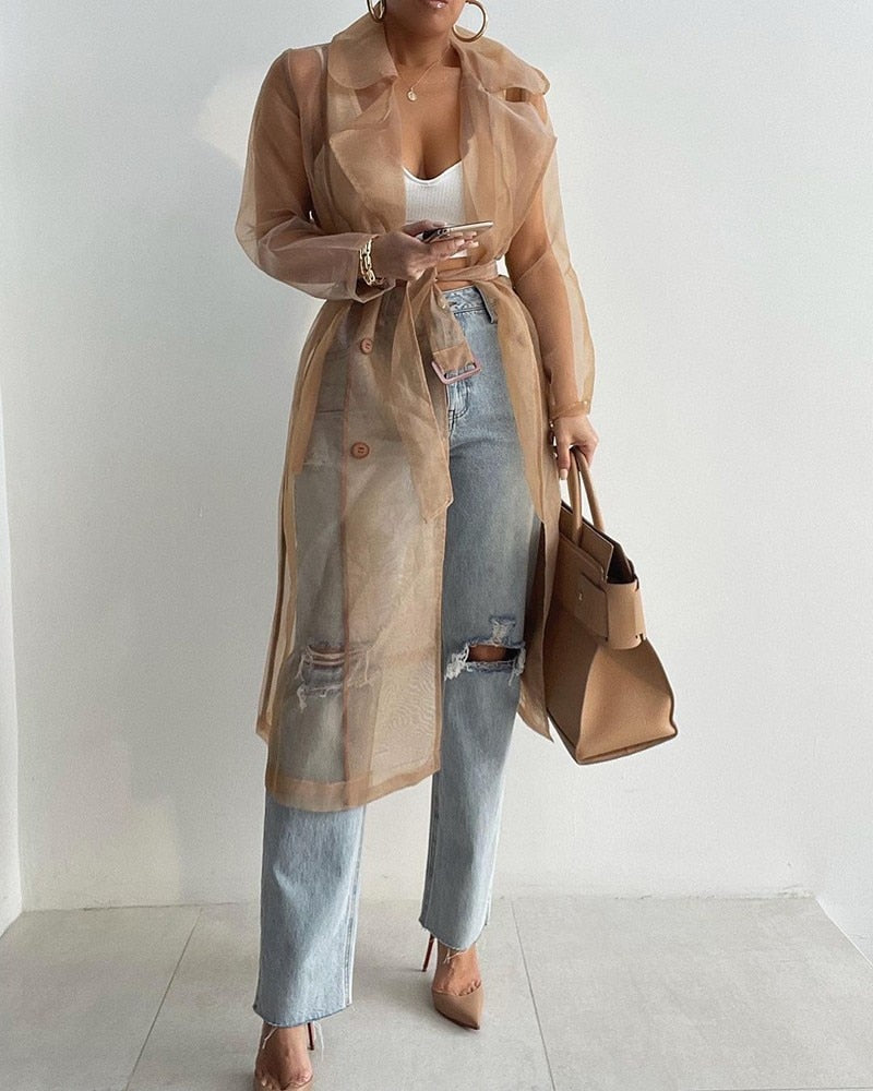 Alba | Fashionable trench coat for women