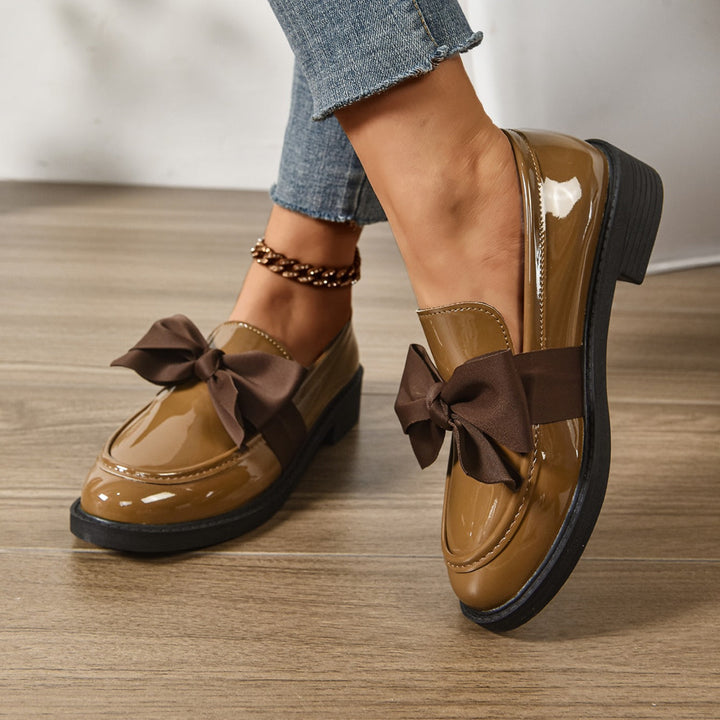 Women's Orthopedic Slip-On Bow Loafers