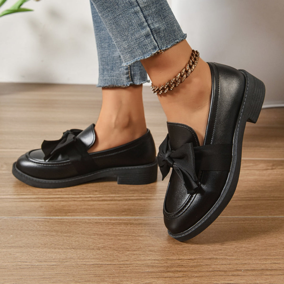 Women's Orthopedic Slip-On Bow Loafers