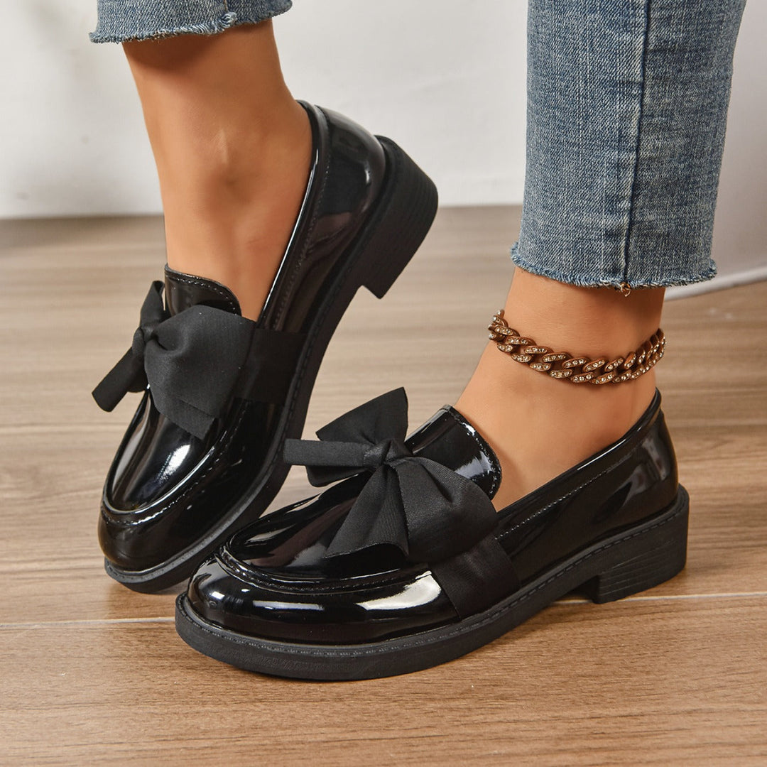 Women's Orthopedic Slip-On Bow Loafers