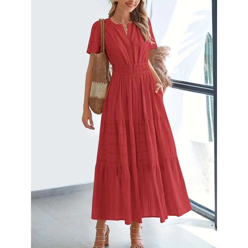 KARINA - SUNLIT BEAUTY ELEGANT DRESS