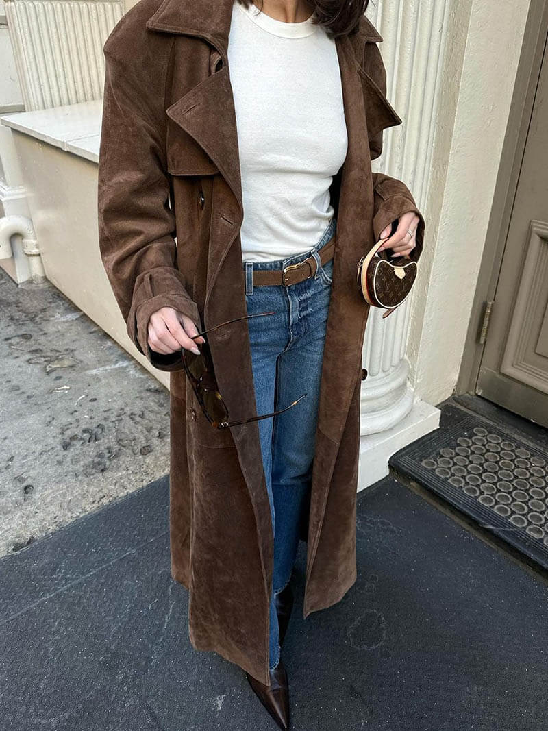 Estela | Elegant classic trench coat for women