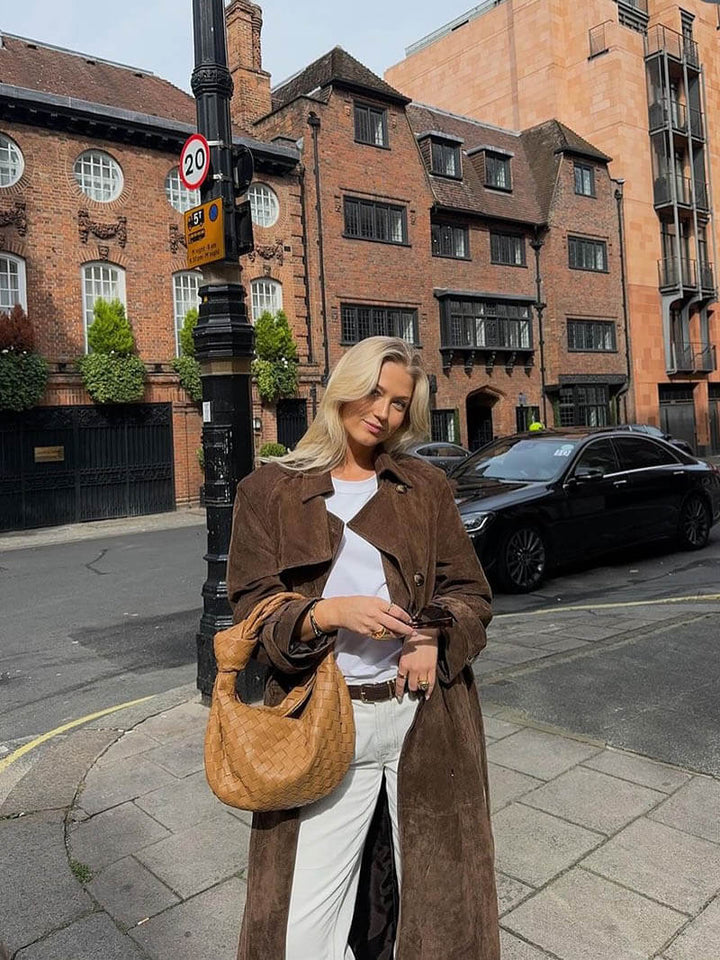 Estela | Elegant classic trench coat for women