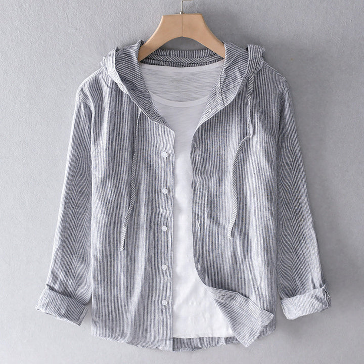 Women's Breezy Cotton-Linen Hoodie