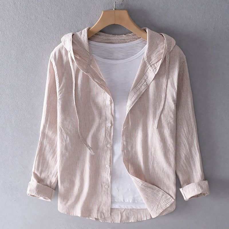Women's Breezy Cotton-Linen Hoodie
