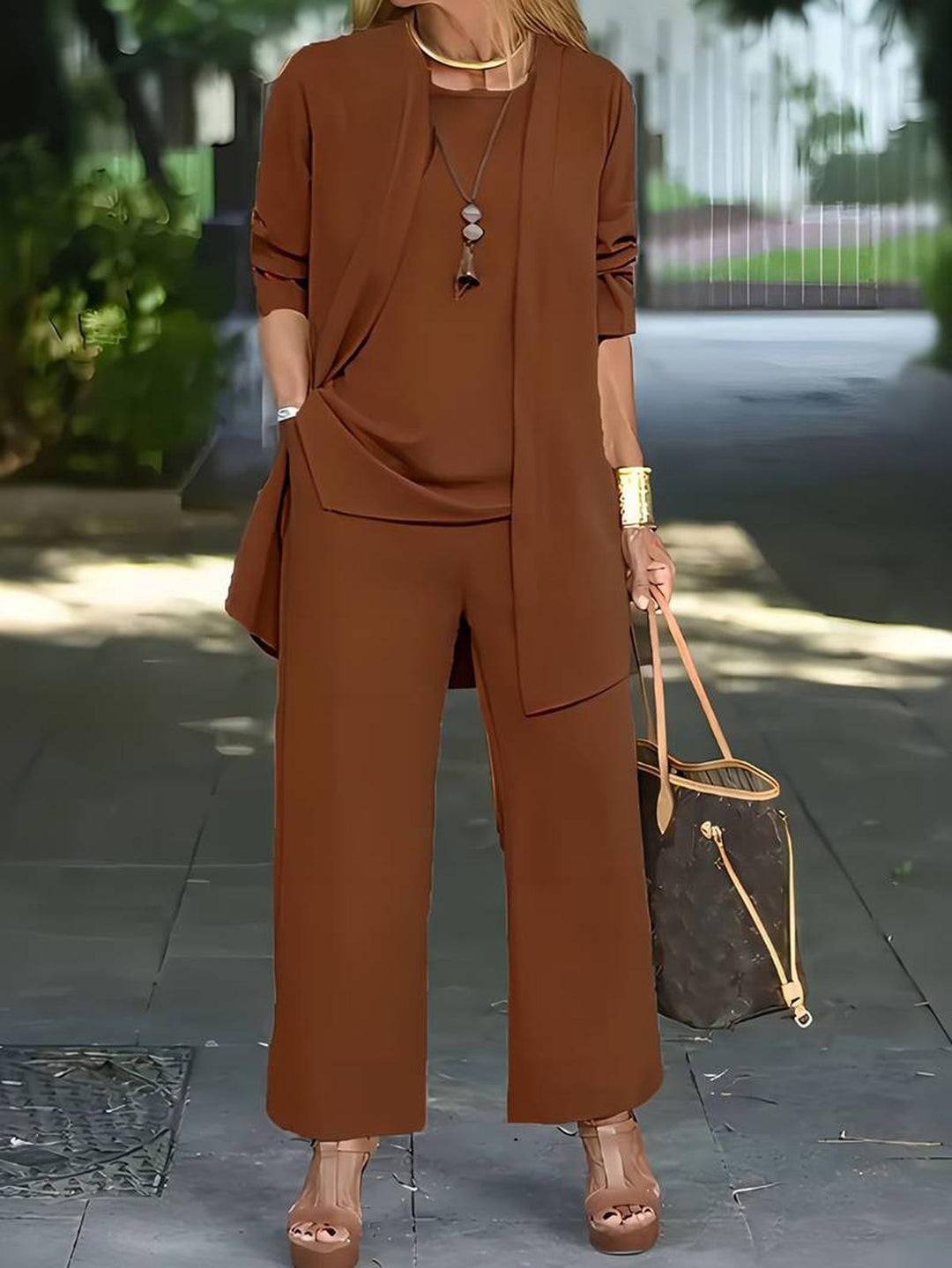 Bethany | Women Three Piece Relaxed Outfit Set