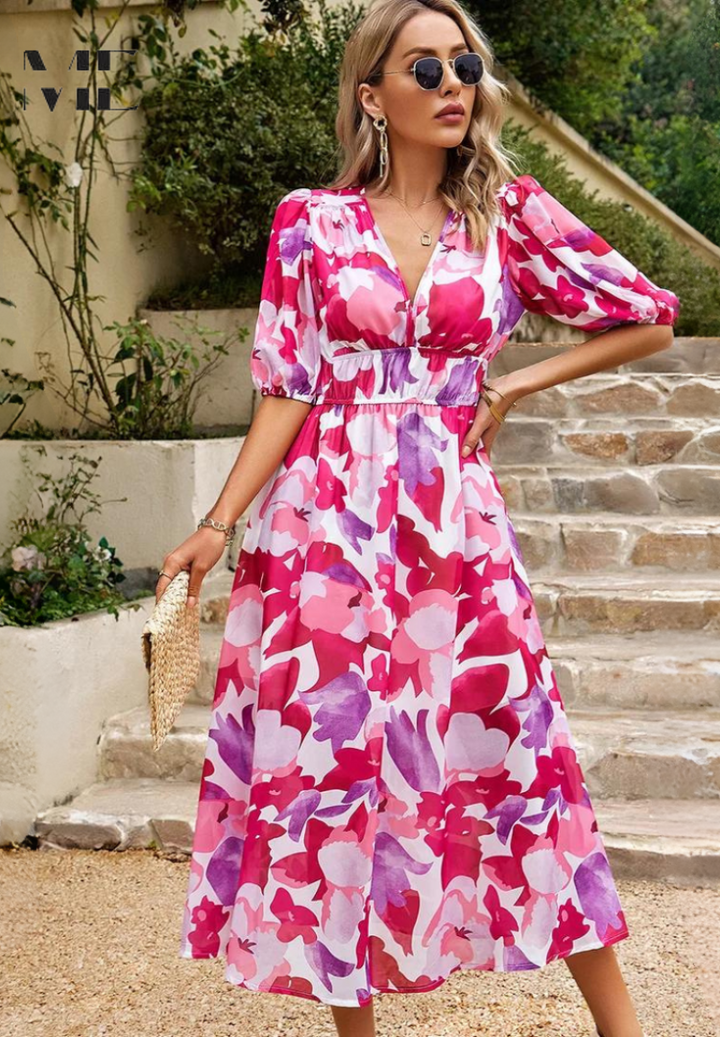 Chloe | Stylish Summer Floral Dress