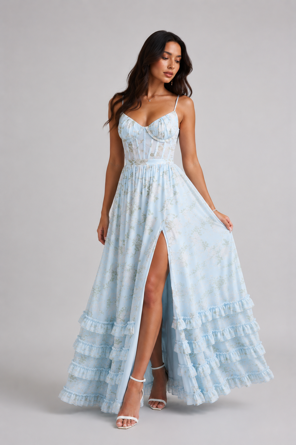 Women's Summer Elegant Flared Maxi Dress