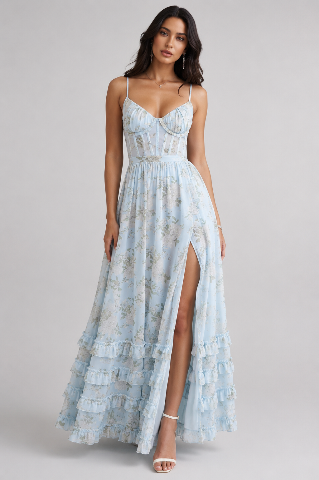 Women's Summer Elegant Flared Maxi Dress