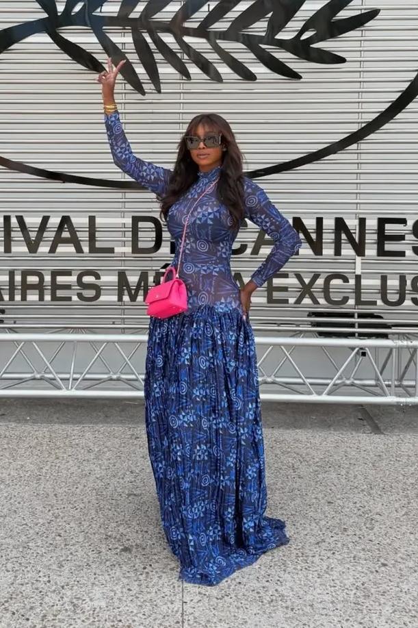 Lily Mesh Maxi Dress