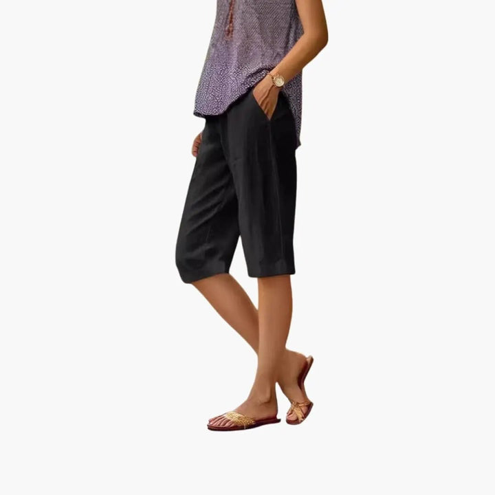 Women’s Drawstring Waist Shorts with Pockets Relaxed Fit Summer Shorts