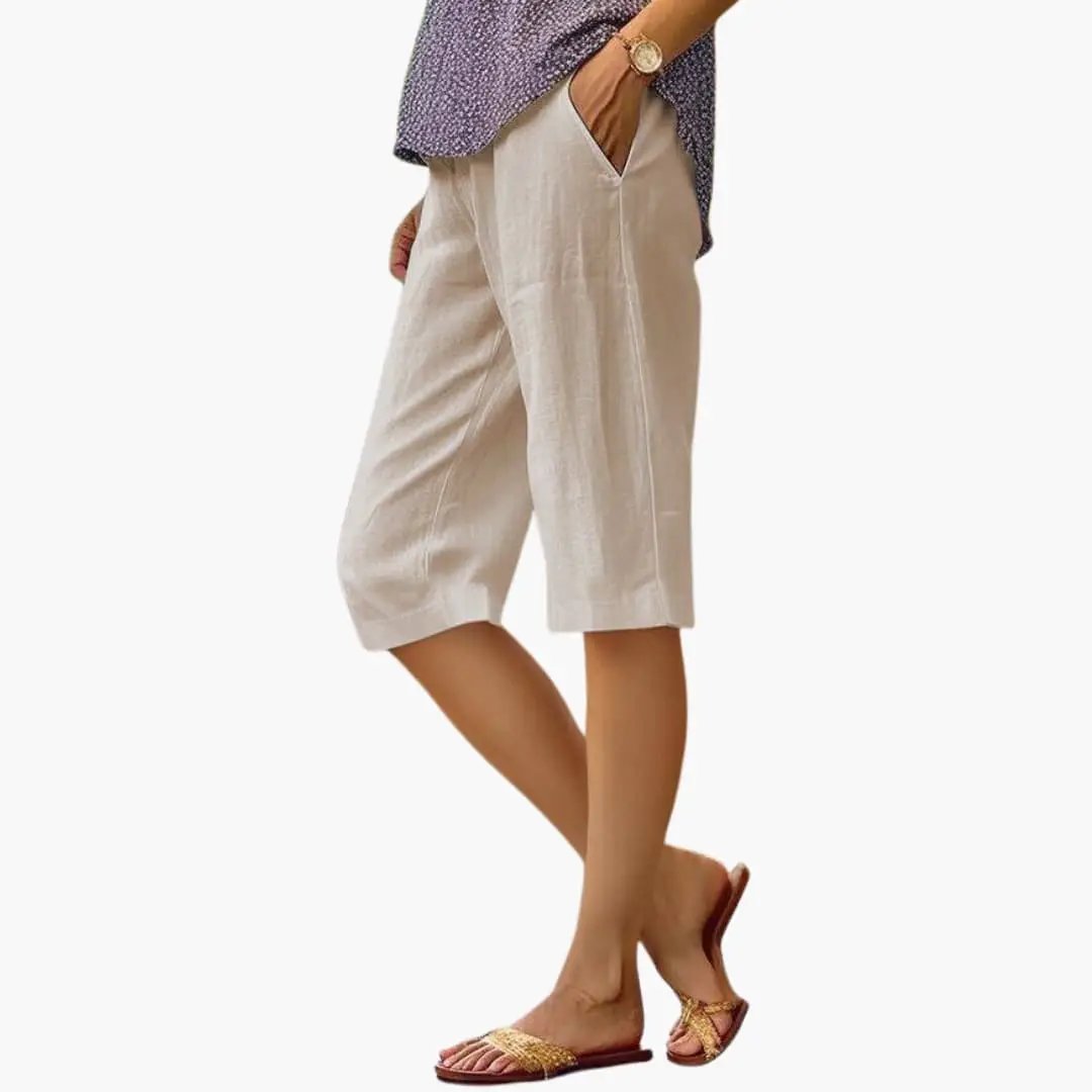 Women’s Drawstring Waist Shorts with Pockets Relaxed Fit Summer Shorts