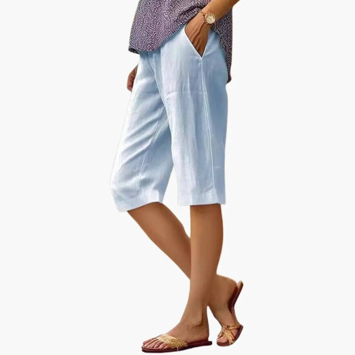 Women’s Drawstring Waist Shorts with Pockets Relaxed Fit Summer Shorts