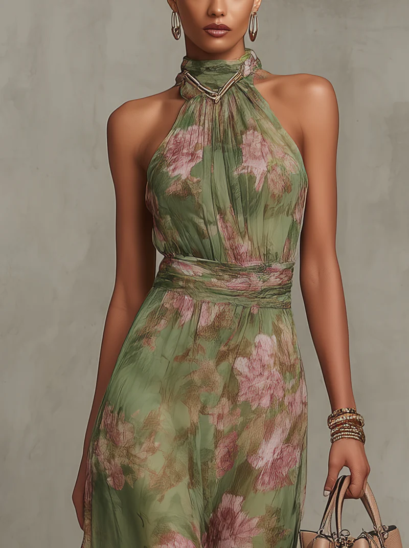 Katrina | Elegant Floral Maxi Dress