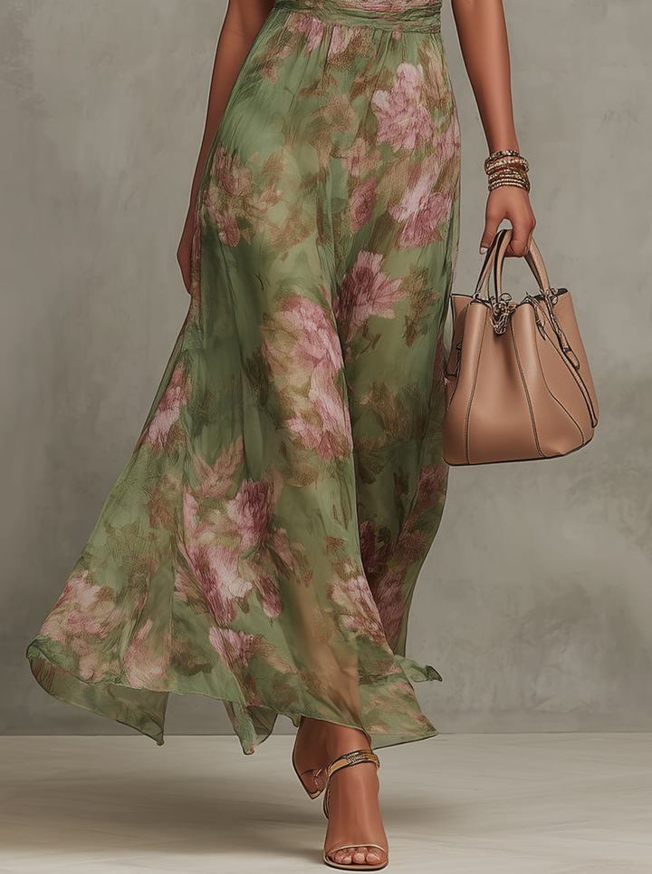 Katrina | Elegant Floral Maxi Dress