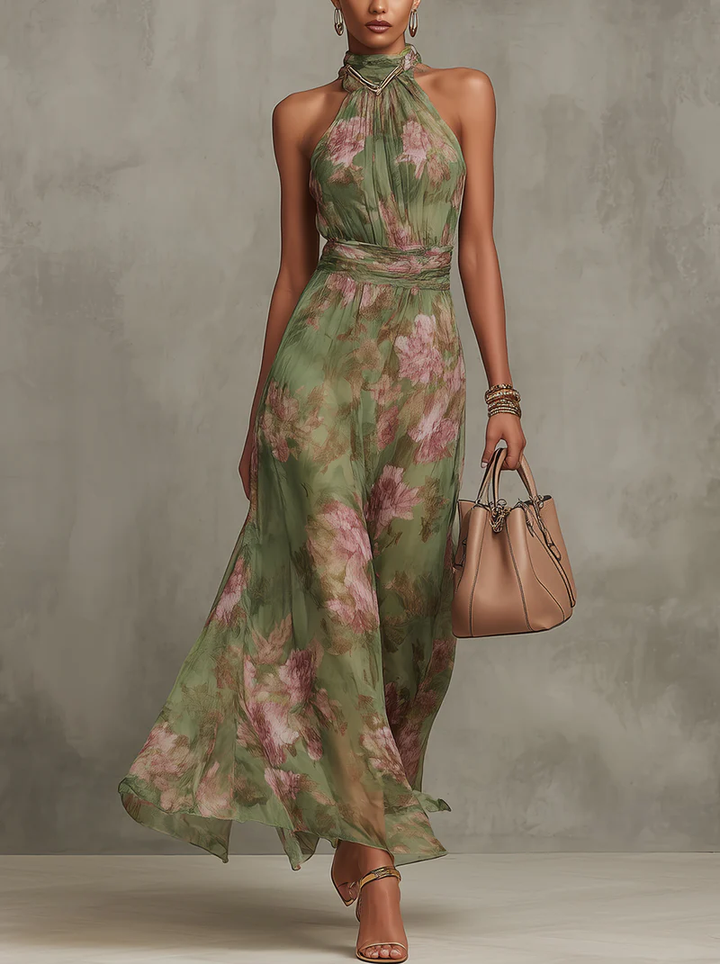 Katrina | Elegant Floral Maxi Dress