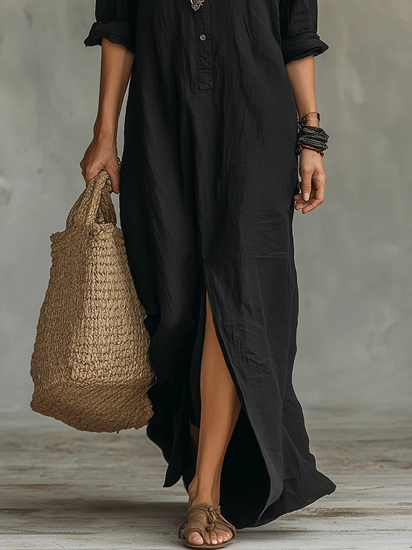 Women's Flattering Silhouette Maxi Dress
