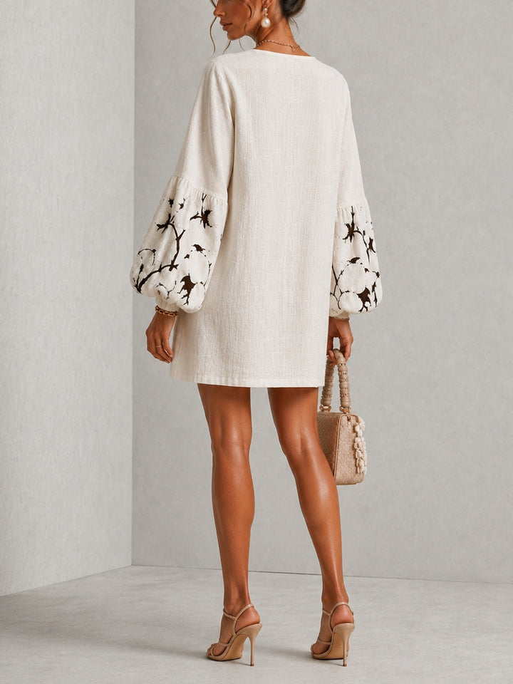 Waverly | Women's Puff-Sleeve Floral Mini Dress