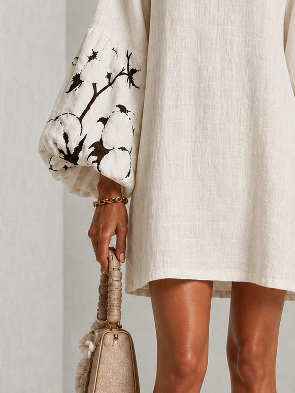 Waverly | Women's Puff-Sleeve Floral Mini Dress