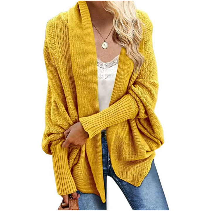 Women's open front knit cardigan