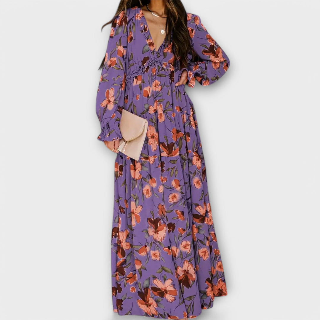 Helen | Boho-Chic Maxi Dress