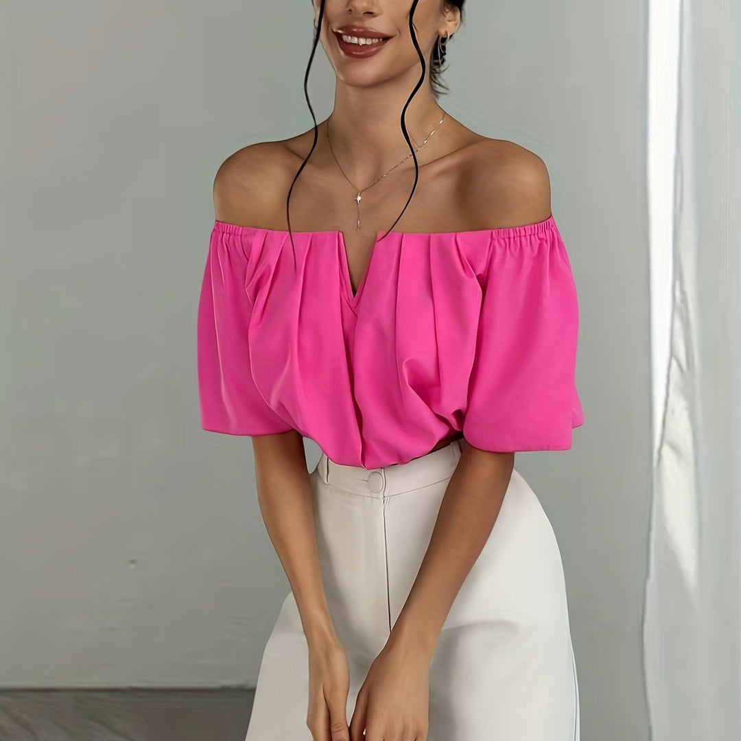 Women's Off-The-Shoulder Summer Blouse