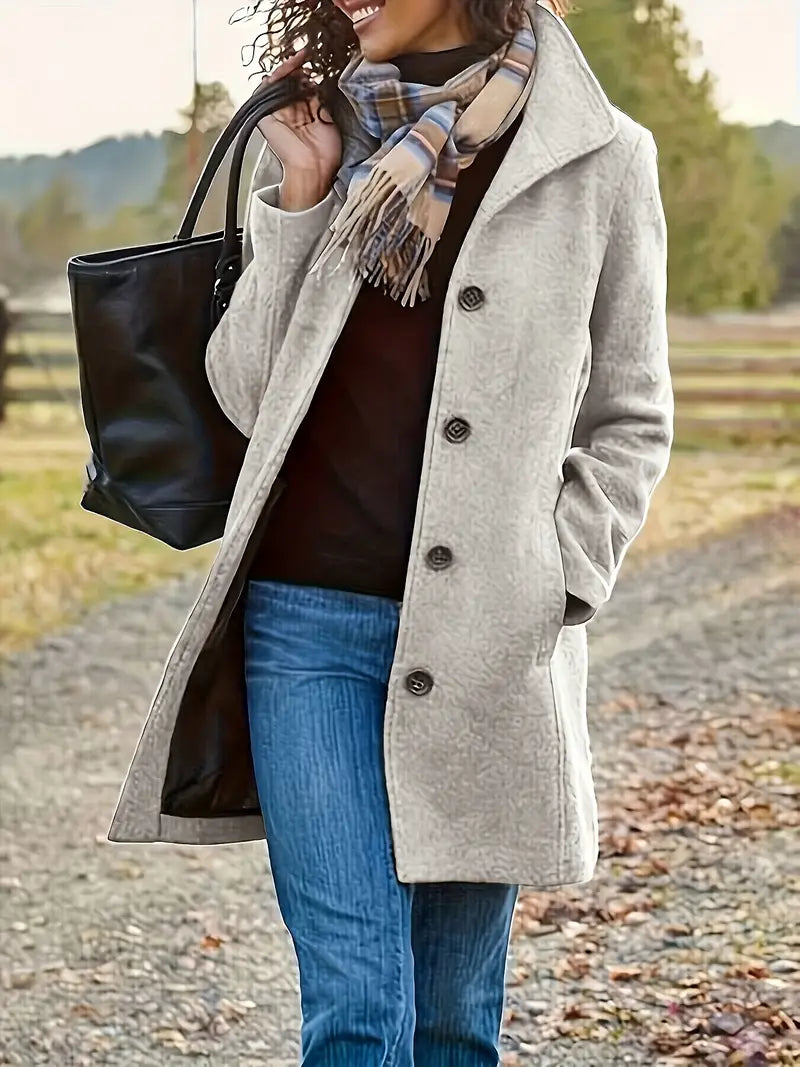 Flavia | Long double breasted coat