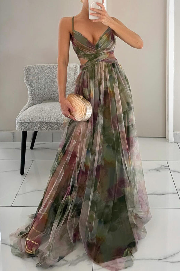 Eirith | Flowing Floral Maxi Dress