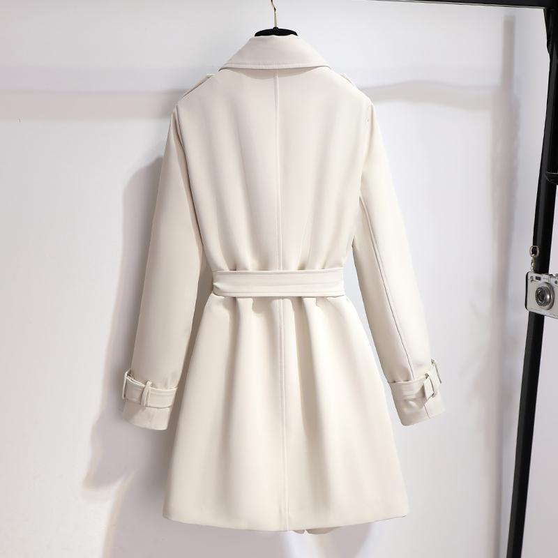 Mila | Elegant Women's Trench Coat in White