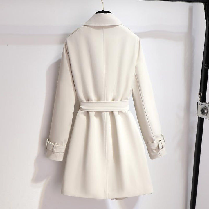 Mila | Elegant Women's Trench Coat in White