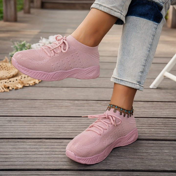 Women's Breathable Low-Top Lace-up Sneakers