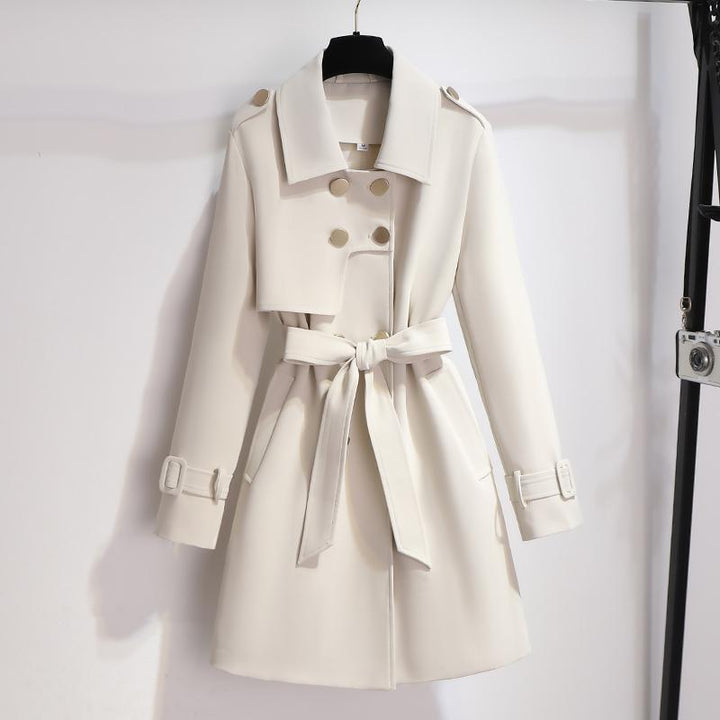 Mila | Elegant Women's Trench Coat in White