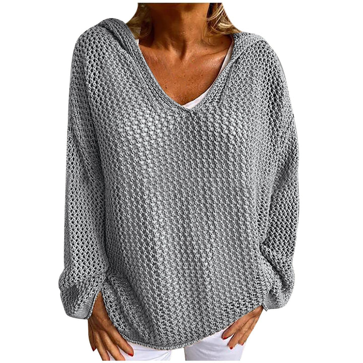 Women's Loose-Fit Open Knit Sweater