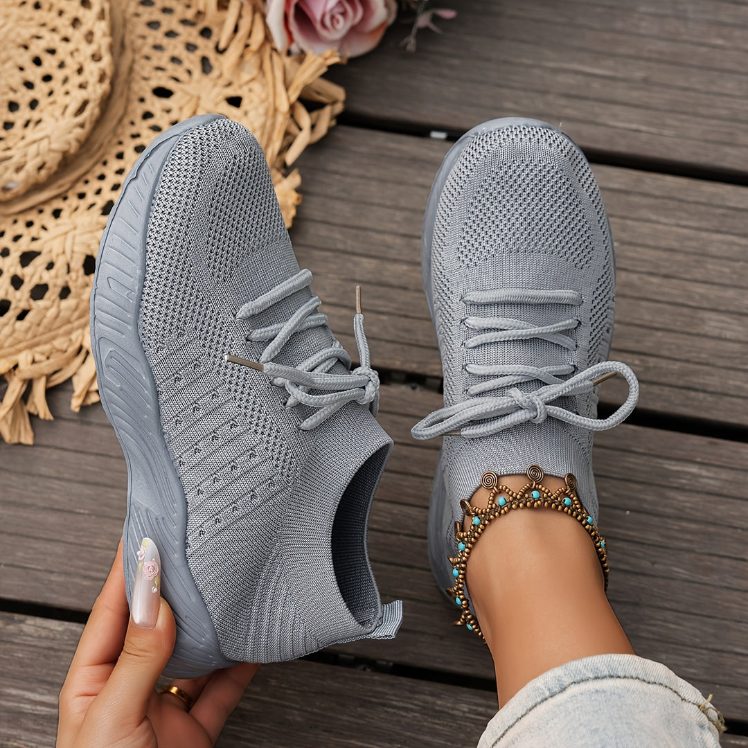 Women's Breathable Low-Top Lace-up Sneakers