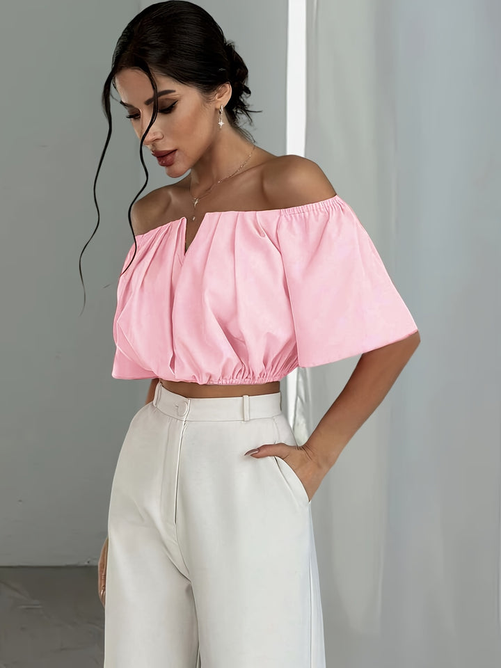 Women's Off-The-Shoulder Summer Blouse