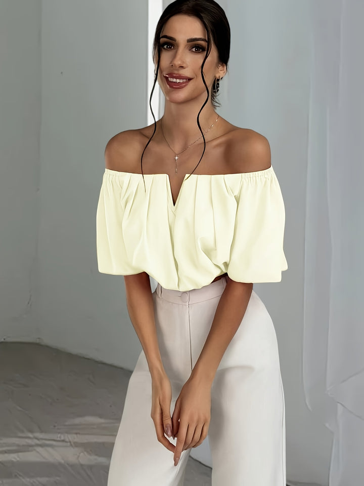Women's Off-The-Shoulder Summer Blouse