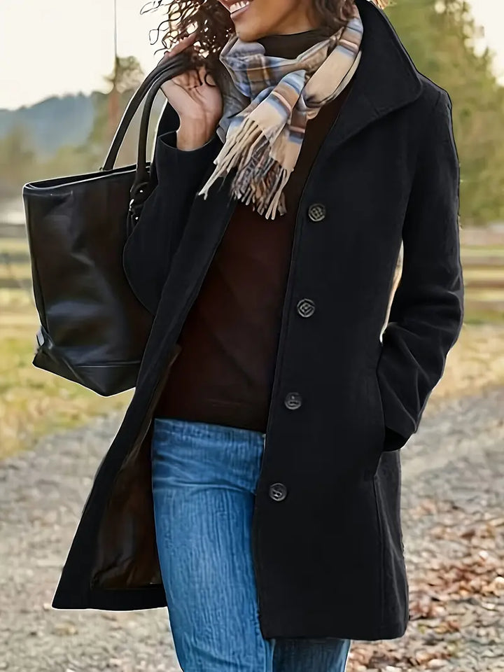 Flavia | Long double breasted coat