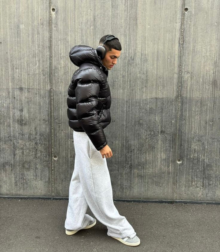 Dallas | Men’s Stylish Shiny Hooded Puffer Jacket