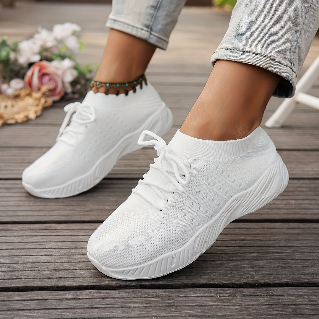 Women's Breathable Low-Top Lace-up Sneakers