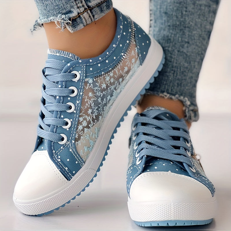 Women's Summer Casual Lace Up Slip-On Sneakers