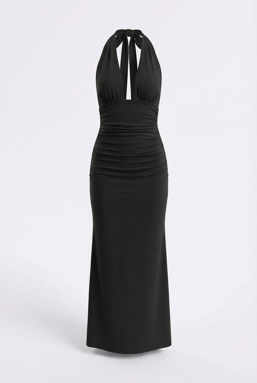 Aisling | Sculpted Backless Maxi Dress