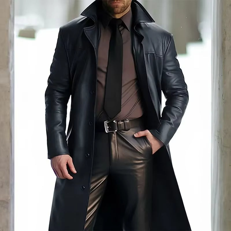 Anthony | Men’s Classic Button Down Trench Coat