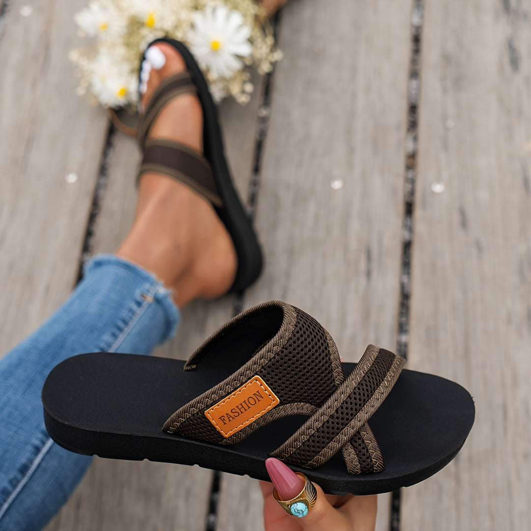 Women's Breathable Mesh Flat Soled Sandals
