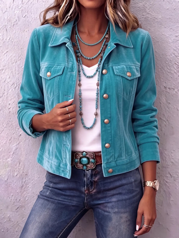 Juniper | Women's Relaxed Fit Vintage Wash Button Jacket